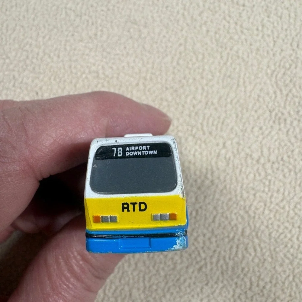 Vintage Galoob Micro Machines Public Transportation Bus RTD Collectible‎